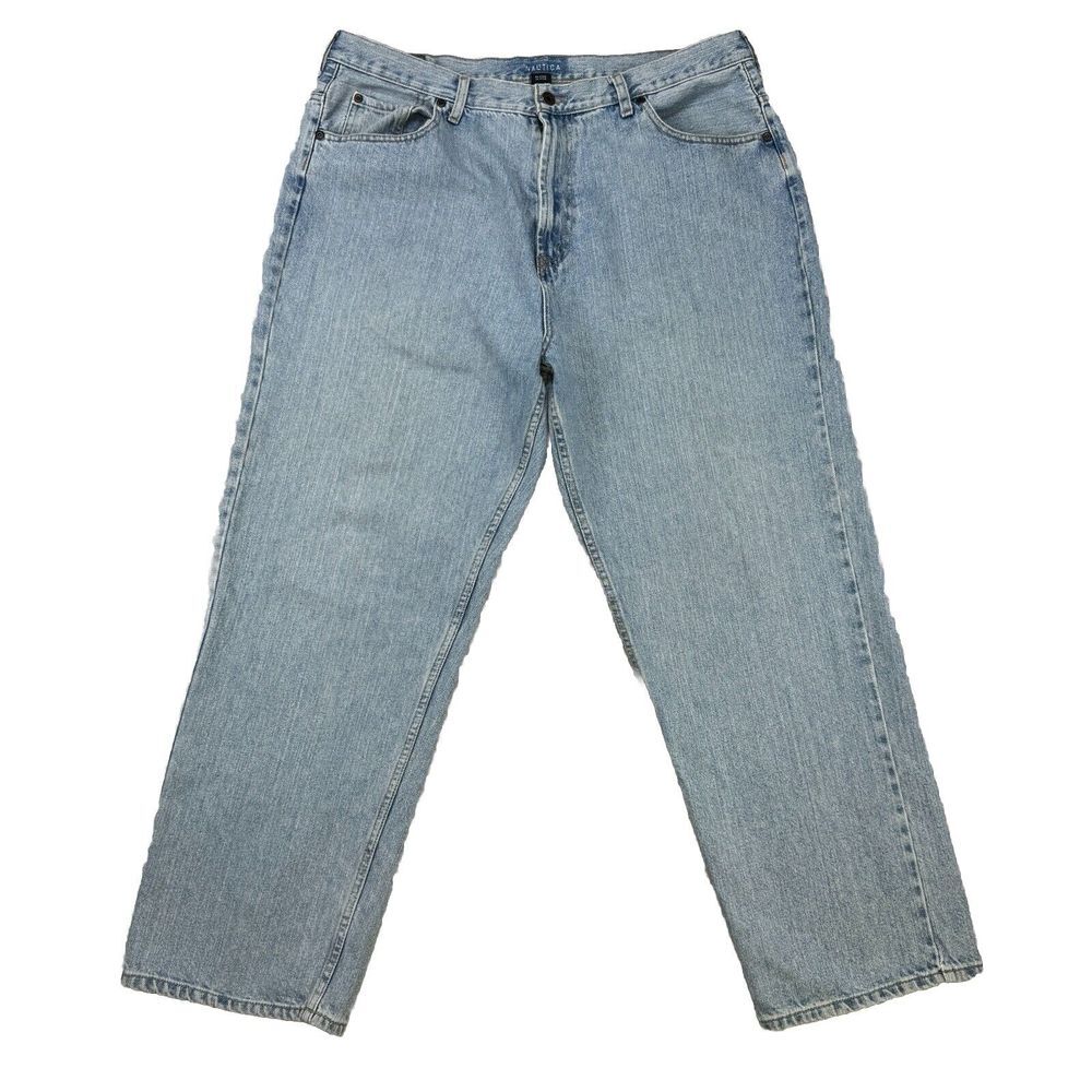 Vintage Nautica Jeans Mens 40x30 Wide leg‎ Baggy Loose Fit Y2K Skater Cyber Hit